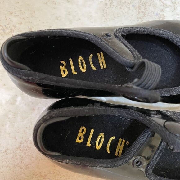 BLOCH ANNIE TYVETTE TAP SHOES IN BLACK PATENT‎ - Picture 5 of 8